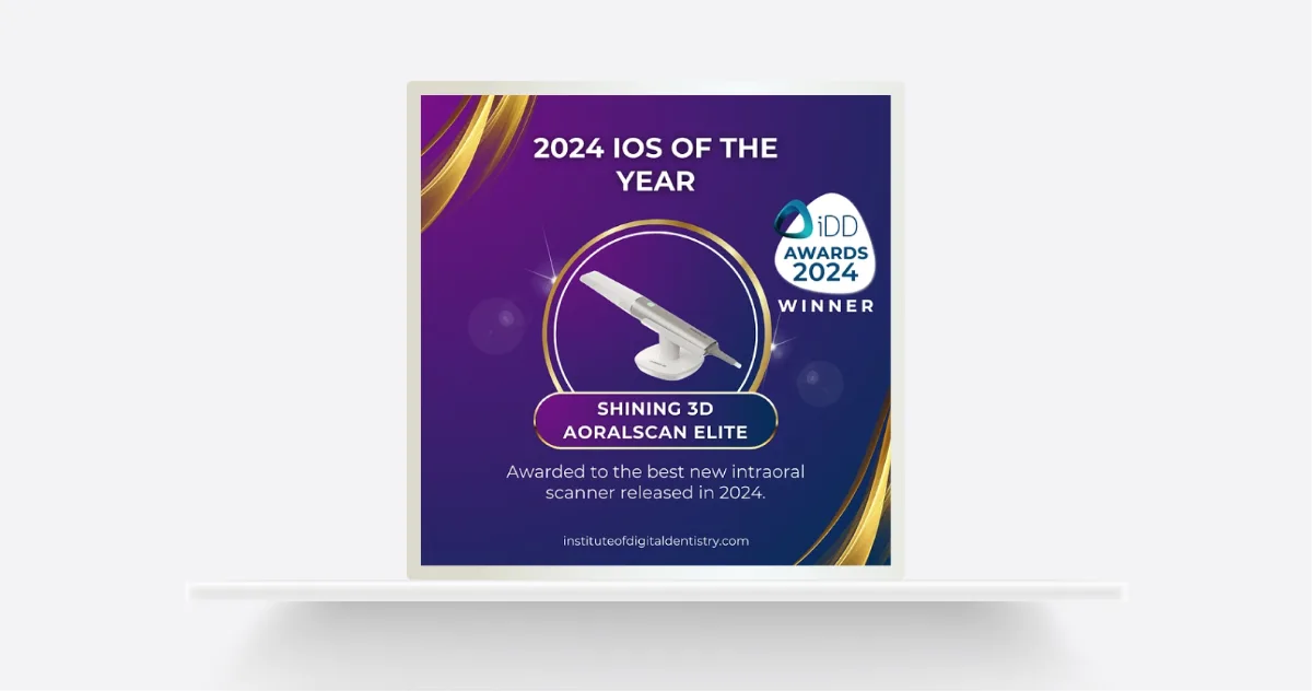 Aoralscan Elite — 2024 Yılın Ağız İçi Tarayıcısı